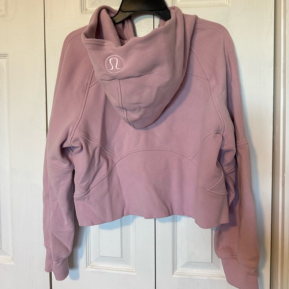 Lululemon Scuba Half-Zip Hoodie Pink Peony Size XS/S - Picture 4 of 4